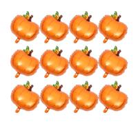 DOITOOL 25 Palloncini in Lamina a Forma di Zucca Gonfiabili Decorazioni Autunnali per Feste del Ringraziamento Set da 25 Pezzi 47X54 CM Accessori Riutilizzabili per Eventi e