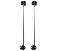 DOITOOL 2Pcs 12 pollici Fashion Bronze Wind Brace Cabin Hook for Window Cabinet