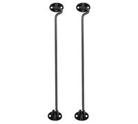 DOITOOL 2Pcs 12 pollici Fashion Bronze Wind Brace Cabin Hook for Window Cabinet