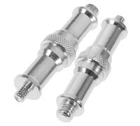 DOITOOL 2pezzi Adattatore Vite Filettata Maschio Per Supporto Flash Luce in Metallo Facile Montare Smontare Adatto Stativi Accessori Fotografici