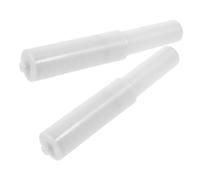 DOITOOL 2pezzi Asta Porta Carta Igienica Molla Accessori Per Wc Tubo Per Carta Igienica in Plastica Inserti Per Porta Rulli Multipli Per Uso Lungo Termine