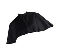 DOITOOL 2pezzi Cappa Per Parrucchiere Mantellina Per Taglio e Accessorio Professionale Per Saloni e Uso Personale Materiale Leggero e Resistente Colore Nero