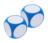 DOITOOL 2pezzi Dadi in Schiuma Grandi Colorati Dadi Punti Grandi Cancellabili per Giochi da Tavolo di Dimensioni per Contare Scrivibili Fai da Te per Insegnare Giochi Bere attività in CLAS