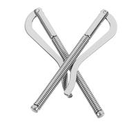 DOITOOL 2pezzi Fermasoldi in Metallo Molla Fermasoldi Portatile Per Conservare i Soldi in Lega Di Zinco Per Impedire La Perdita Di Oggetti Nel Portafoglio