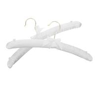 DOITOOL 2pezzi Grucce Imbottite in Spugna Resistenti Gruccia per Abiti da Sposa e Vestiti Quotidiani Antimacchia e Antiscivolo per Organizzare Guardaroba