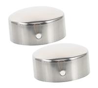 DOITOOL 2pezzi Tappi Terminali Per Corrimano Rotondi in Acciaio Inox Per Scale Mobili Copertura Terminali Per Tubi Di Protezione Per Migliorare Arredamento