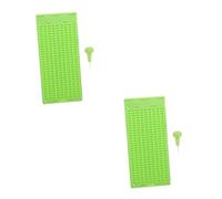 DOITOOL 2sets Scrittura Braille Portatile Per Non Vedenti Tavoletta Didattica Con Punteruolo Design Leggero e Pratico Per Apprendimento All Aperto Utile Per Studenti e Insegnanti