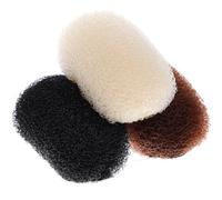 DOITOOL 3 Fermagli per Capelli Volumizzanti - Inserti in Spugna Volumizzante con Fermagli a Cuscino per Aggiungere Volume E Pienezza per Donne E Ragazze per Chignon, Matrimoni, Feste (3 Colori)