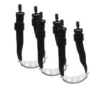 DOITOOL 3 pezzi Cinghia Sottogola Casco Regolabile in Poliestere e Gomma per Caschi da Lavoro Protezione Mentoniera Resistente e Confortevole da Adatta Cantieri e Uso Professionale