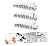 DOITOOL 3 pezzi Clip Fermacavi Adesivi per Scrivania Organizzatore da Tavolo per Fili USB Clip Gestione per e Auto Facile da Usare