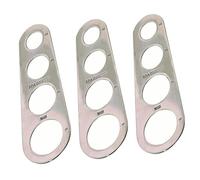 DOITOOL 3 pezzi Misuratore Spaghetti Acciaio Inossidabile Dosaspaghetti Utensile Cucina per Porzioni Precise Strumento Piatto Portatile per Casa e Ristorante Controllo Quantità Pasta per