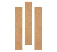 DOITOOL 3 pezzi Strisce di Sughero Autoadesive per Bacheca Messaggi Parete Ufficio Casa Multiuso Resistente Puntine e Decorazione Classica