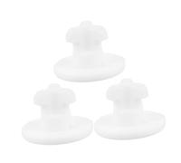 DOITOOL 3 pezzi Tappi in Silicone Impermeabili per Contenitori Alimentari Spina Ventilata Anti-perdita per Portapranzo Ermetico con Valvola di Circolazione Aria per Mantenere Freschezza e