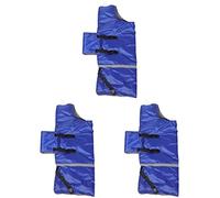 DOITOOL 3 Pz Cappotto Salva Polpaccio Coperta Di Mucca Forniture Per Animali Da Fattoria Gilet Invernale Al Polpaccio Vestiti Invernali Di Agnello Giacche Calde Flanella Pecora Addensare