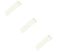 DOITOOL 3 Set Decorativa Colorato Perline Circolari per Ciondoli E Decorazioni Colore 50 Pezzi*3