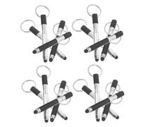 DOITOOL 3 Set Portachiavi Mini Penne Capacitive Per Touch Screen Design Compatto E Per Tablet E Smartphone Sensibilità E Scrittura Accessorio Multifunzionale Per Ufficio 12 Pezzi*3