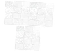 DOITOOL 3 Set Stencil Decorativi per Pittura Murale Creativi Pet Riutilizzabili per Decorazioni Fai da Te su Tessuti E Superfici Piane 12 Pezzi * 3