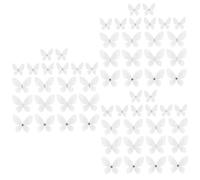 DOITOOL 3 Set Toppe Farfalle Organza Per Abbigliamento Design Doppio Con Decorative Accessori Fai Da Te Per Cucito E Decorazione Costumi 20 Pezzi*3