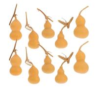 DOITOOL 30 ornamenti naturali a forma di zucca, unici per la decorazione della casa, ufficio, stili casuali per negozi centri commerciali, simbolo di prosperità cultura cinese