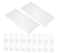 DOITOOL 30 pezzi Buste per Segnalibri PVC Trasparenti Confezione Design Leggero e per Esposizione Segnalibri Te per Ufficio e Regali Festa