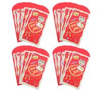 DOITOOL 30 Pezzi Buste Rosse Cinesi Anno Serpente Buste Lettera Colorate per Denaro Festive Adatte Capodanno Matrimoni e Compleanni Dimensioni per Contanti Tradizionale Decorazioni Anno