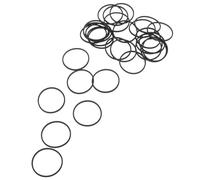 DOITOOL 30 Pezzi Cinghie in Gomma per Trasmissione Dvd CD Vcr, Cinghia di Ricambio 44 Mm per Lettore Cassette, Sostituzione Cinghia Silenziosa per Riparazione Registratore Audio