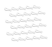 DOITOOL 30 Pezzi Clip per Asta Bandiera in Acciaio Resistente Ganci Scatto Resistenti per Uso Esterno Accessori Versatili per Fissaggio Sicuro di Bandiere in Giardino Aperto