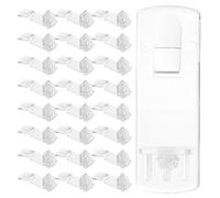 DOITOOL 30 Pezzi Clip Trasparente per Ripiani in Plastica per Mobili da Cucina e Arredamento, Supporto Mensola Flessibile e Facile da Installare, per Gestione Ottimale dello Spazio