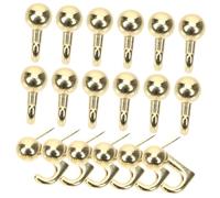 DOITOOL 30 pezzi Ganci Appendere da Parete in Metallo Chiodi Decorativi per Cornici Sostegno Robusto e Facile da Installare per Foto Immagini Poster e Oggetti Leggeri in Casa e Ufficio