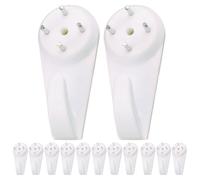 DOITOOL 30 Pezzi Ganci Muro Invisibili per Appendere Quadri e Foto, Capacità 3kg, Materiali Plastico e Metallo, Design Semplice e Stabile per Uso Domestico e Ufficio