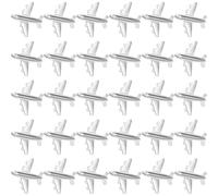 DOITOOL 30 Pezzi Puntine da Disegno in Metallo a Forma di Aeroplano Decorazioni per Bacheche in Sughero Puntine da Bacheca Riutilizzabili per Foto Mappe e Appunti