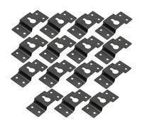 DOITOOL 30 pezzi Staffa per Altoparlante da Parete in Ferro Supporto Appendino per Diffusori Surround Piccolo e Resistente Facile da Installare e Affidabile per Montaggio Muro Audio