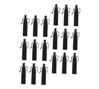 DOITOOL 30pezzi Astuccio per Penna in Finta Pelle Morbida Nero Coulisse per Pennarelli, Matite da Viaggio o Regalo
