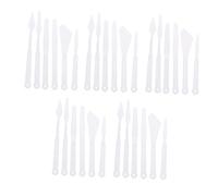 DOITOOL 30pezzi Spatola Per Pittura Olio Di Raschietti in Plastica Portatili Per Miscelazione Di Colori Pigmenti e Altri Materiali Strumenti Per Pittura