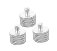 DOITOOL 3pezzi Adattatore Per Vite in Inossidabile Adattatore Filettato Per Vite Per Treppiede Accessori Per Microfoni e Fotocamere Facile Da Trasportare e Riporre Non Si Arrugginisce e No