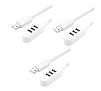 DOITOOL 3pezzi Hub Multi- Estensione Caricatore Multi- Per Desktop e Notebook Adatto Per Dispositivi Usb e Caricamento Offline Colore