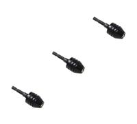 DOITOOL 3pezzi Mini Adattatore Trapano Senza Chiave Carbonio Con Mandrino Ganasce Compatibile Con Punte Per Trapano Elettrico Nero