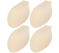 DOITOOL 4 Pezzi Coppa Biancheria Intima Maschile Imbottita in Spugna Traforata Color Carne, Protezione Parti Intime per Nuoto Fitness e Sport, Assorbente Costume da Bagno Comodo