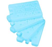 DOITOOL 4 Pezzi Ghiacciolo Riutilizzabile per Pranzo e Condizionatore | PE Leggero e Sottile, Congela in Poco, Resistente e Portatile, Verde Chiaro Differenza Colore