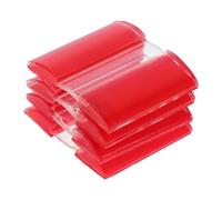 DOITOOL 4 Pezzi Mini Cerniere Acriliche Trasparenti Autoadesive per Porte e Mobili Angoli Regolabili Design Elegante per Negozi e Case