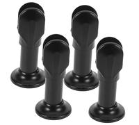 DOITOOL 4 pezzi Supporti in Acciaio Inox per Partizioni Bagno Pubblico Staffe Resistenti per Stabilità e Montaggio Divisori Wc in Spazi Pubblici