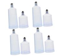 DOITOOL 4 Set Bottiglie per Vernice Aerografo Flaconi Trasparenti E Contenitori per Facili per Modellismo Decorazione Torte Art 2 Pezzi * 4