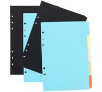 DOITOOL 4 Set Divisori per Quadernoni A5 in Carta per Studenti, Etichette Indice Staccabili Facili da Gestire, Set per Libri e Rapporti