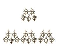 DOITOOL 4 Set Portachiavi Con Pendenti Vajra Decorativi Ciondolo Vintage Per Chiavi E Collane Stile Retro Dettagli Facile Da Appendere E Personalizzare 5 Pezzi * 4