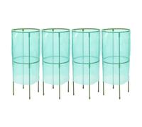 DOITOOL 4 Set Protettore delle Piante del Giardiniere Copertura per Piante da Vivaio Antivento Protettore Vegetale Green