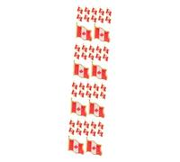 DOITOOL 4 Set Spilla Bandiera Toppa Spilla Foglia D'acero Distintivo Foglia D'acero Spilla Con Bandiera Canadese Spilla Della Bandiera Nazionale Ferro Da Stiro Rosso 25 Pezzi*4