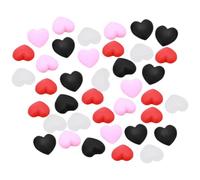 DOITOOL 40 Paia Supporti Auricolari Antiscivolo in Silicone a Forma di Cuore per Occhiali Ganci Auricolari Morbidi e Piccoli Accessori per e Sportivi per Adulti e Kit Multicolore Nero