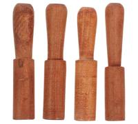 DOITOOL 4pezzi Bacchette Per Ciotole Cantanti Accessori Per Ciotole Buddha Strumenti Per Meditazione e Relax Mallet Artigianale Per Suoni Armoniosi