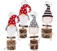 DOITOOL 4pezzi Clip per Promemoria da Scrivania Set Design Spirale Fondo Antiscivolo Porta Biglietti da Visita Clip per Nome per Menu Utilizzabile Come Porta Promemoria di Tavolo Foto