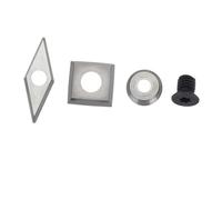 DOITOOL 4pezzi Inserti Tungsteno Per Tornitura Del Cutter e Romboidali Con Per Utensili Cnc Lavorazioni Professionali